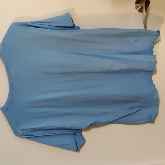 Garcia Baby Blue Short Sleeved T-shirt  L - Picture 2 of 4
